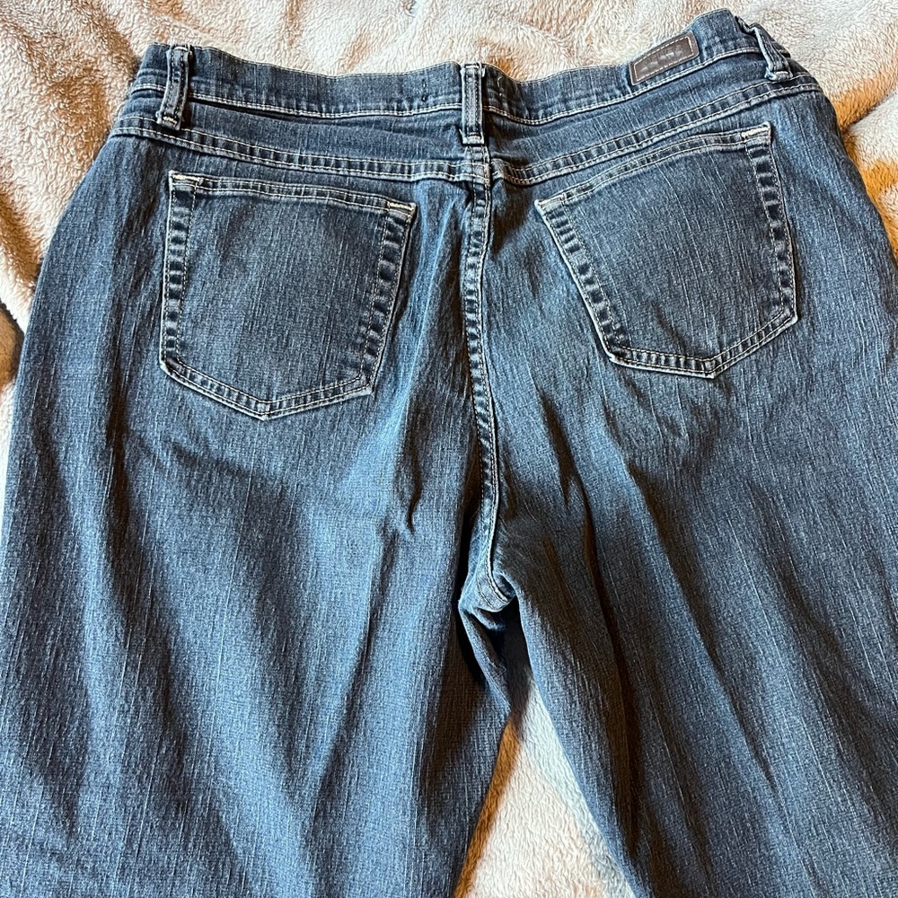 Riders by Lee Blue Straight Leg Jeans Petite - Picture 2 of 5